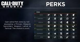 Ghosts perks